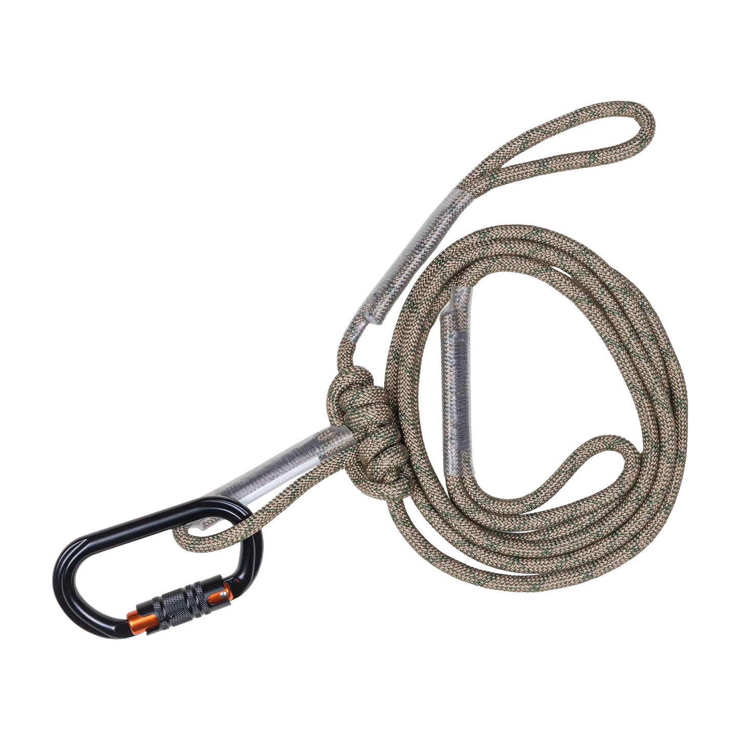 Malta Hunting 8mm Rope Tree Tether w/ 1 Aluminum Carabiner