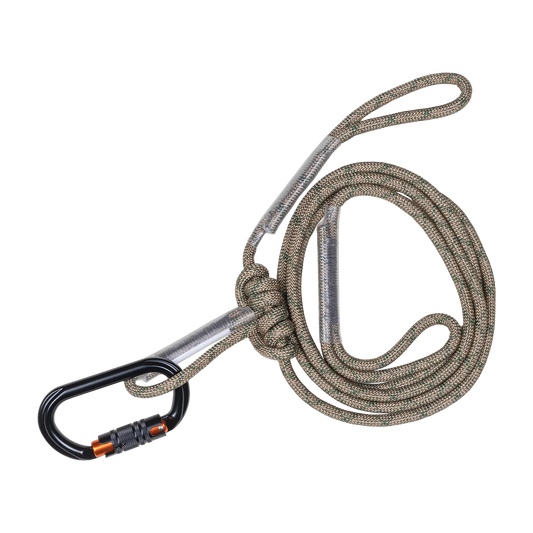 Malta Hunting 8mm Rope Tree Tether w/ 1 Aluminum Carabiner