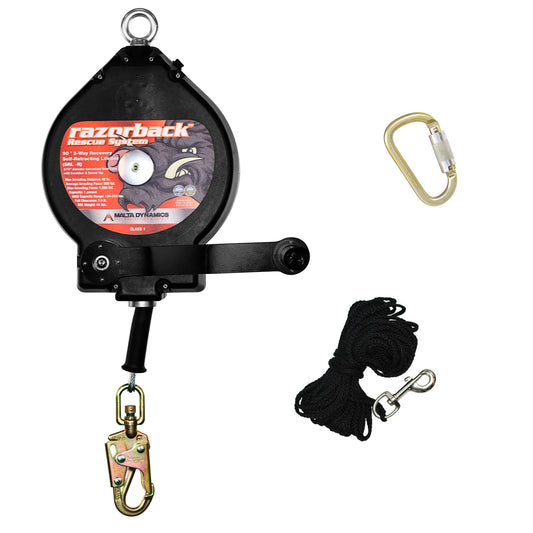 100' Razorback 3-Way Recovery SRL with Snap Hook