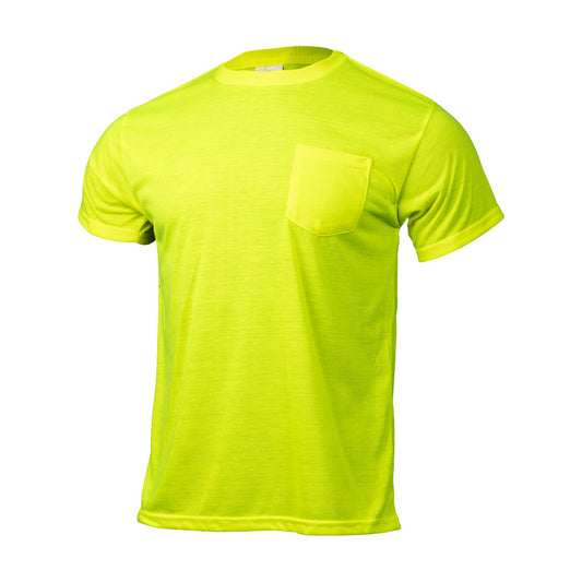 High Visibility Yellow Safety Short Sleeve Shirt
